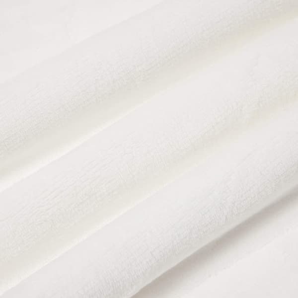 Kastetæppe Hvid 150 x 200 cm Fleece