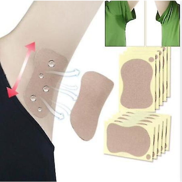 Women Underarms Antiperspirant Sticks Disposable Armpits Sweat Pads Towel Foot Deodorant Sweat-absorbent Pads 4/10/50pcs 10PCS