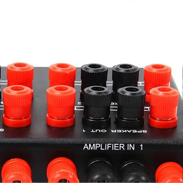 【BQ】Mini 2-IN-4-OUT Stereo Audio Selector Forstærker Switcher Boks Højttaler Splitter SP-24B Højttaler Selector Boks