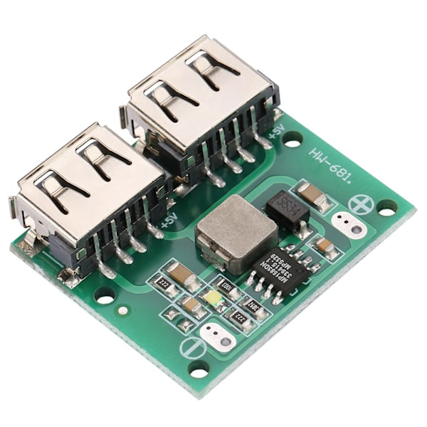 Dual USB-udgang 9V/12V/24V til 5V 3A DC-DC Step Down Strømoplader Modul