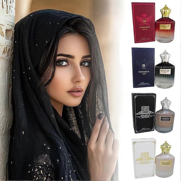 【BQ】Luksusparfume 100 ml, Ideel gaveduft til kvinder, mænd & R4E2 black 7297A