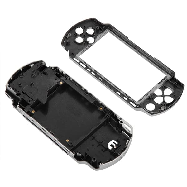 PSP 1000 Full Shell hölje Set med knappar - Silver