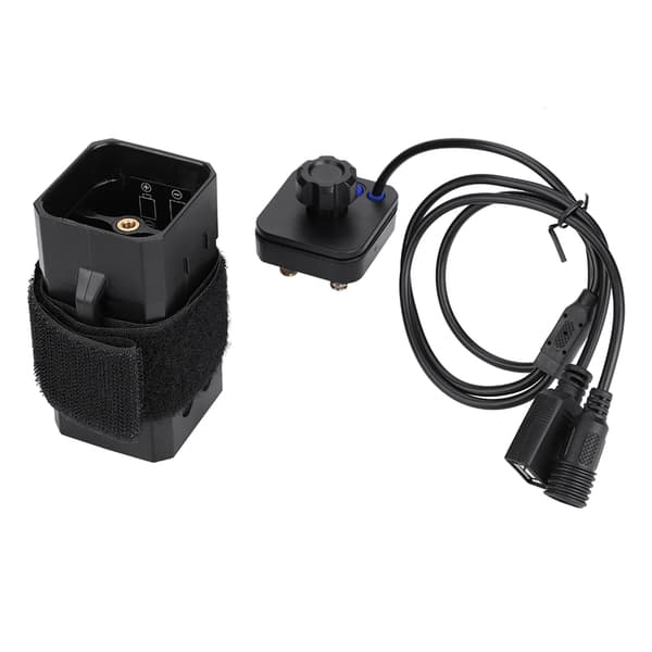 18650 Vandtæt Batteritaske USB DC Dobbelt Interface til Cykellys
