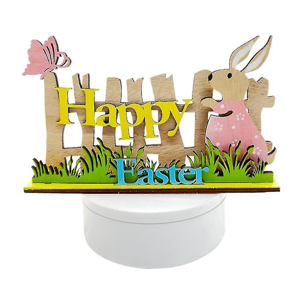 Påske Træ Bunny Bordplade Decor Søde påske træ Craft Ornamenter A