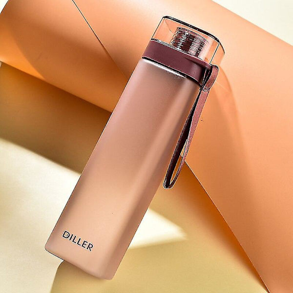 Water Bottles Portable Sport Travel Direct Drinking Bottles Water Leakproof pink 400ml