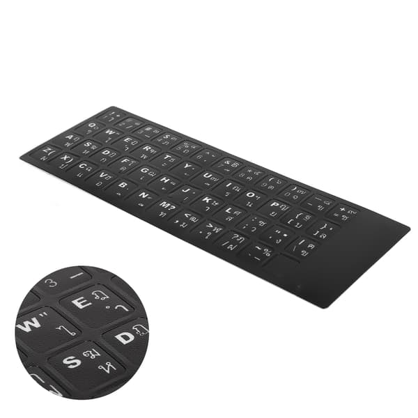 Thai Keyboard Sticker - Ersättning för stationär dator och bärbar dator