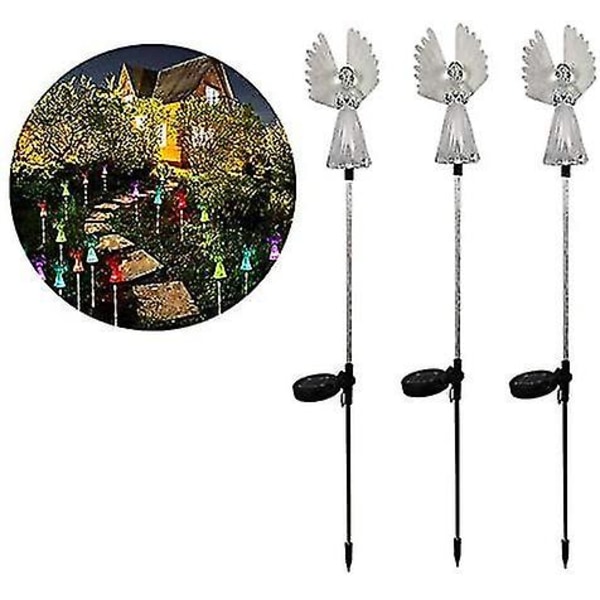 Solar Light Angel, paket med 2 st ut ur ängelvägen Stake Lights (paket med 2)