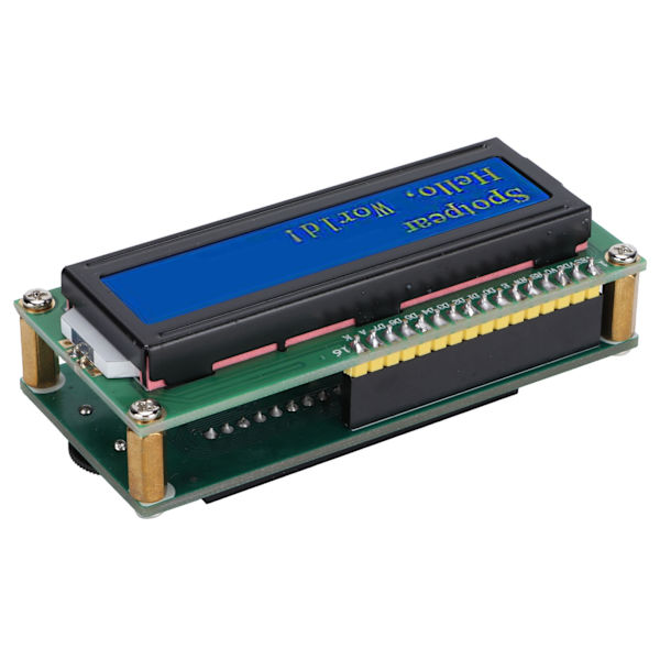 LCD Display Modul 1602 Skærm Udvidelseskort Tilbehør til Raspberry Pi Pico 4Bit Parallel Port