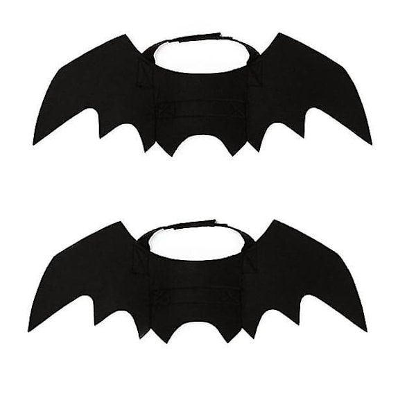 Katttillbehör Halloweendekorationer Kattsele Halloween Kattsele Söt liten husdjur Katt Fladdermusvinge Halloween Kattvingar Hallowen 2pcs