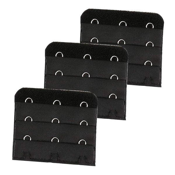 3 stk Kvinner Myk Komfortabel BH Stropp Extender