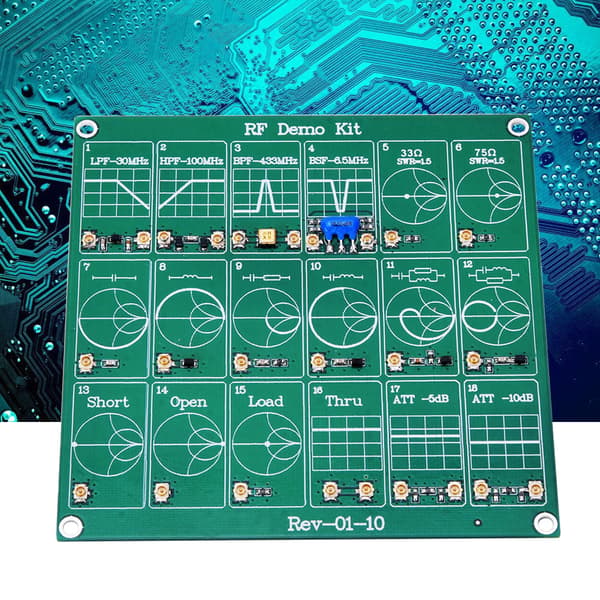RF Demo Kit RF-testimoduuli Vektoriverkkoanalysaattorilevy Suodatin/vaimenninmoduuli