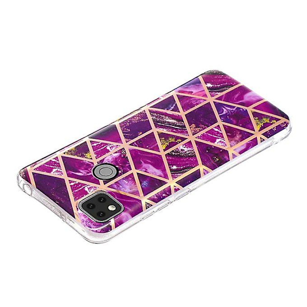 För Xiaomi Redmi 9c galvanisering Tpu case(lila)