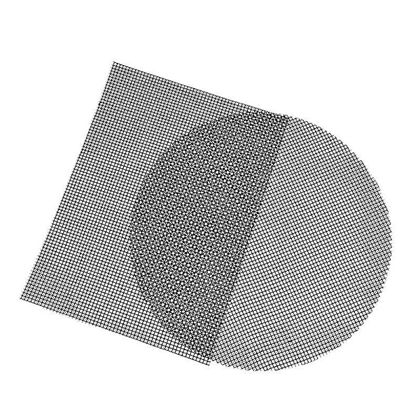 Bbq Grill Pad Mat Non-stick Mesh Net Grill Grill Bagemåtte Sort Ny B