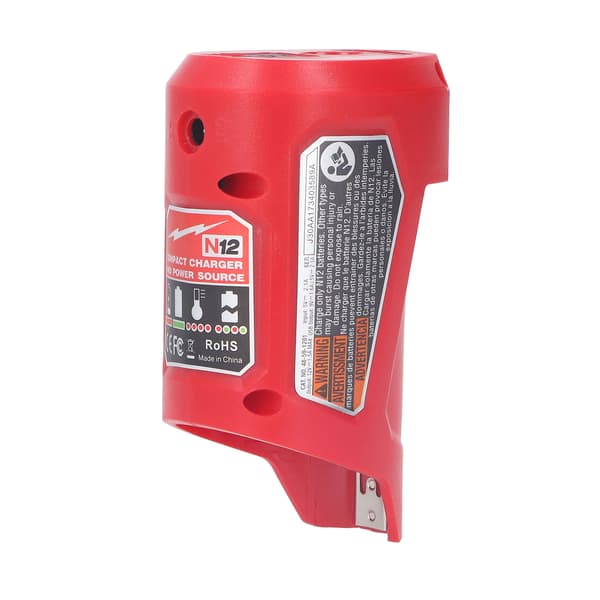 M12 N12 Kompakt 2.1A USB-oplader 12V DC-stik Strømadapter