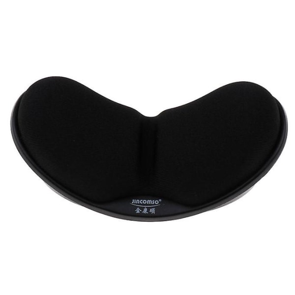 Memory Foam Mus Handledsstöd Tangentbordsstöd Musmatta Stöd Svart