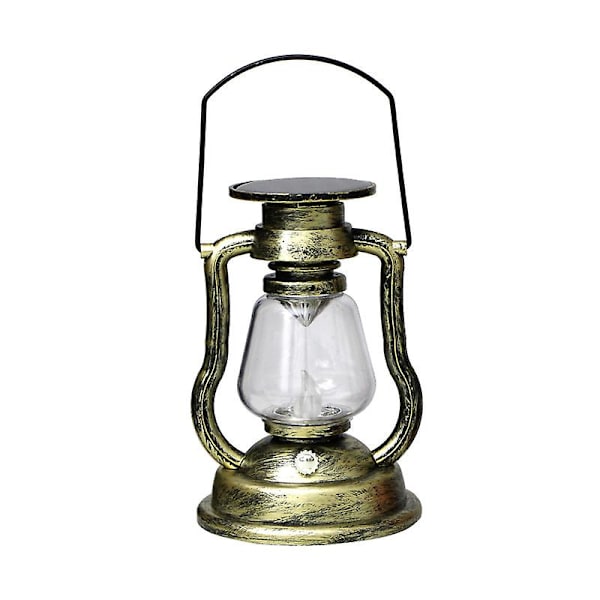 LED natlys retro petroleumslampe røgfri, flammefri stearinlys hængende lys Udendørs bærbar lanterne lys Gårdhave Have Dec.