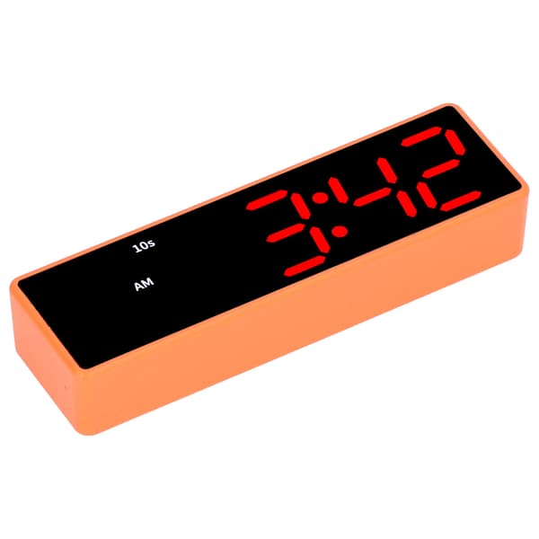 Tränings Timer LED Digital Klocka Multifunktionell Elektronisk Skrivbordsklocka Orange Ram Blå Röd Display