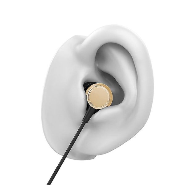 Trådbundna hörlurar In-ear-hörlurar Hörlurar Memory Foam förstärkt kabel