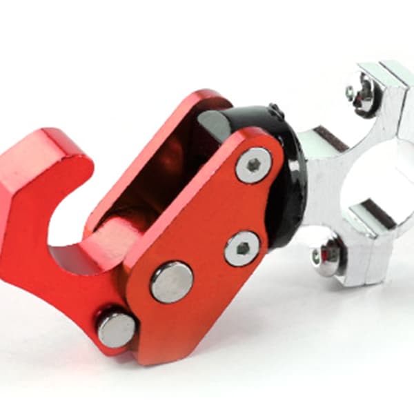 Spole Folding Hook Stærk Leje Aluminium Legering Folding Hook til Motorcykel Scooter Cykel RØD
