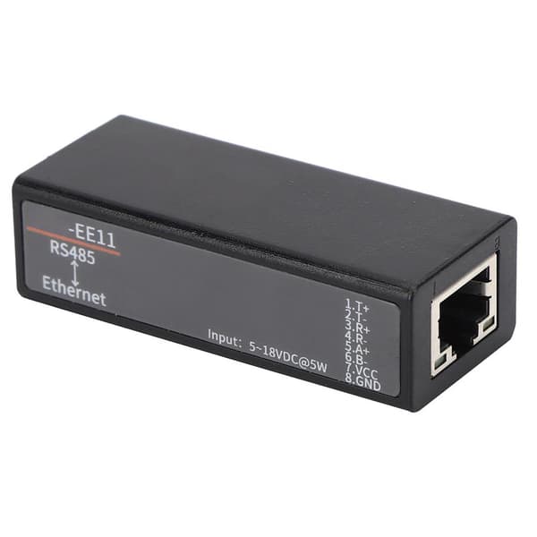 HF7121 Seriell Server RS485 til Ethernet DTU Kortmeldingskommunikasjonsmodul 5‑36VDC