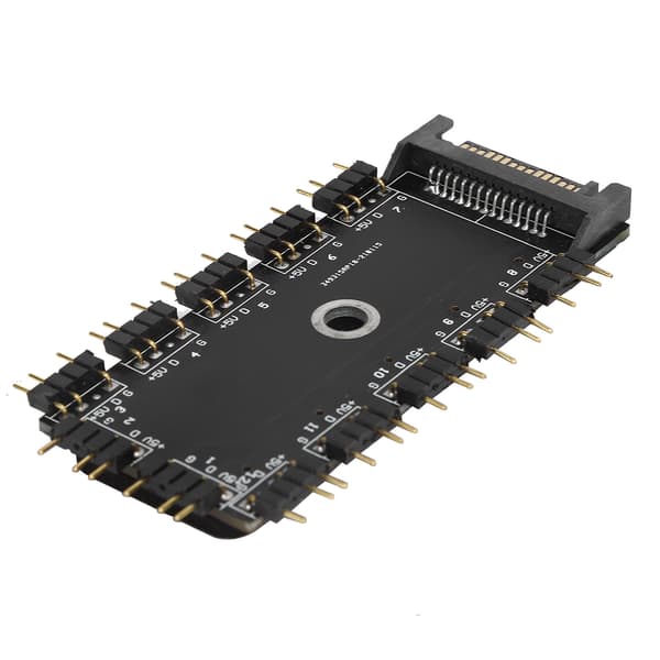 11-vejs Splitter Hub 3PIN ARGB Interface Extender RGB LED Kontrolenhed Tilbehør 5VSATA Interface