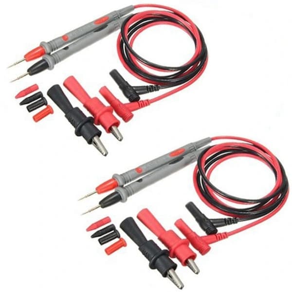 [BQ]8 stk. Multimeter Testkabler Kit Multi Meter Klemmetester Sonde 8 stk.