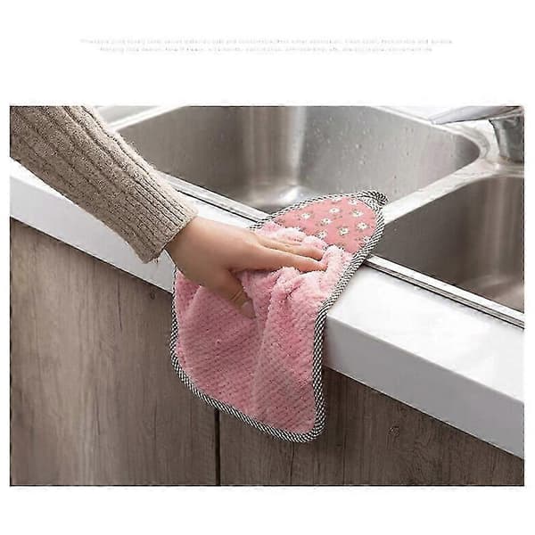 【BQ】Handdukar med hängögla för badrum och kök 4pcs Set