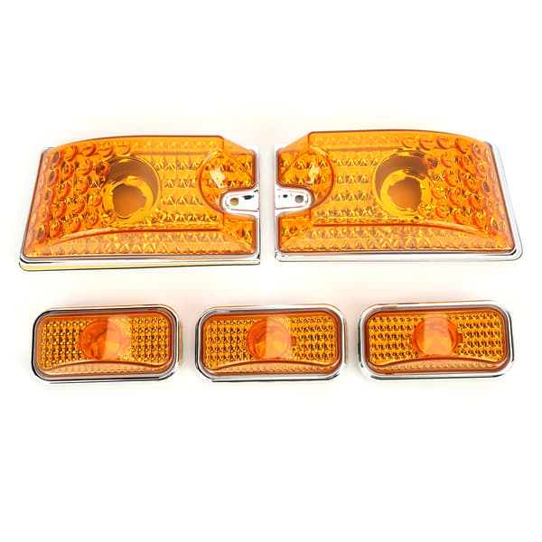Gul lins LED-lampe taklysbeskyttelse for Hummer H2 SUT 2005-2009