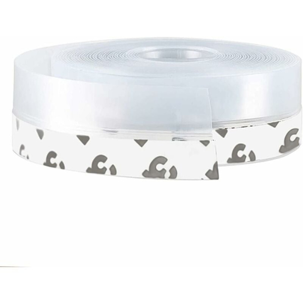 Den nya Självhäftande dörrbotten, 5M x 2,5CM Självhäftande silikondörr och fönstertätningslist. Vattenskydd, insektsskydd