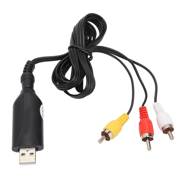 USB Video Capture Card Professionel Plug and Play VHS til DVD RCA AV til USB Video Capture Card til Windows til OS X PC