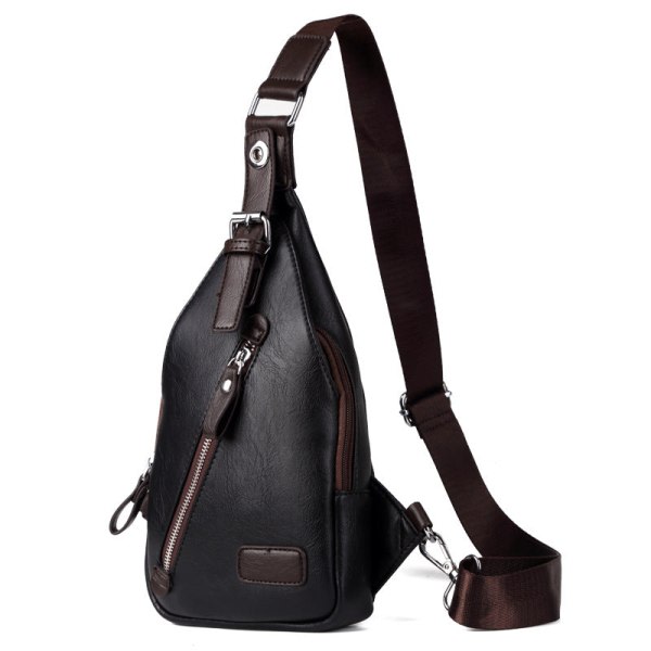 Den nya IC Män kvinnor Fanny Pack midjeväska 022 Herr bröst koreansk stil Casual axel Mörkblå