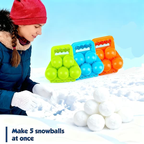 [BQ]5-i-1 Snöbollsmaskin Direkt Stora Snöbollar Assorted Varieties Assorted Varieties 1pc