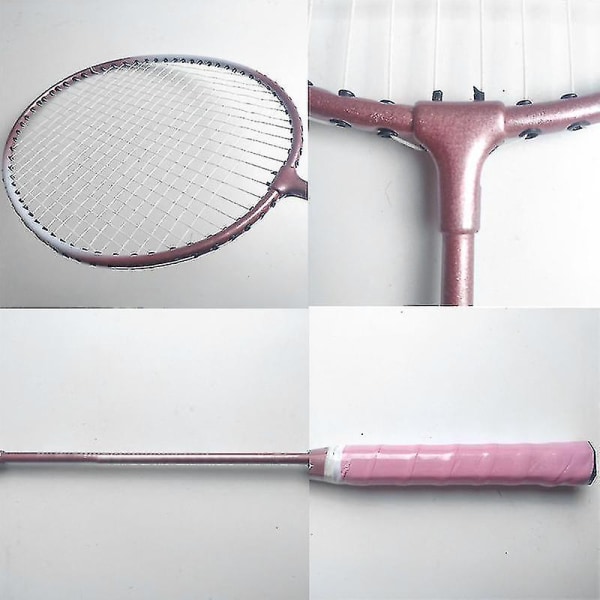 2st badmintonracketar och bärväska set Set inomhus utomhussporttillbehör Blue