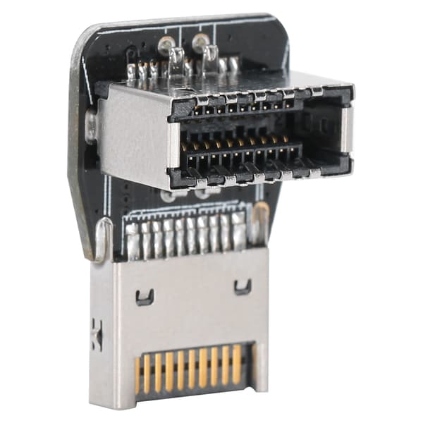 Etu USB3.1 10G 90 asteen ohjausadapteri Header PC-emolevyille