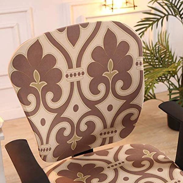 Split Elastic Chair Cover-barock