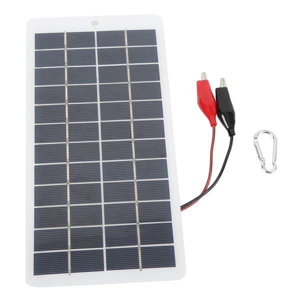 5W 12V Højeffektiv Bærbar Polykrystallinsk Solpanel Batterioplader