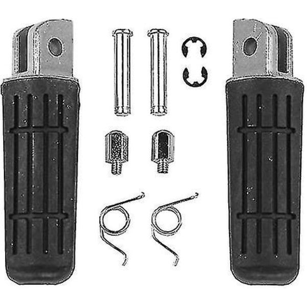 Liten pedal (1 set, svart+silver)