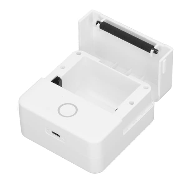 Mini Termisk Printer Bærbar Lommeværktøj til Studerende med Papirrulle og Opladekabel