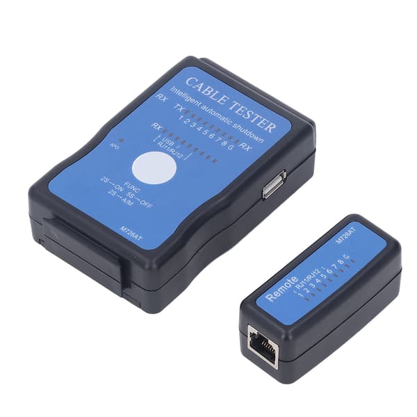 Multifunksjonell Håndholdt Ethernet Nettverkskabeltester Intelligent POE Delt Type