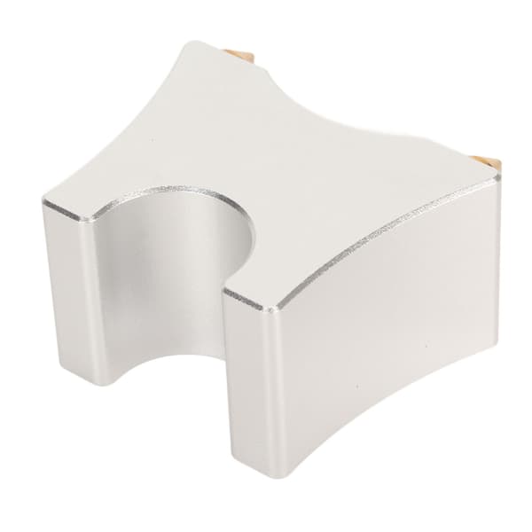 HiFi Kabelbricka Stativ Spik Multifunktion Aluminiumlegering HiFi Kabelklämma Trådfäste Strömhögtalarkabel Riser Clip Silver