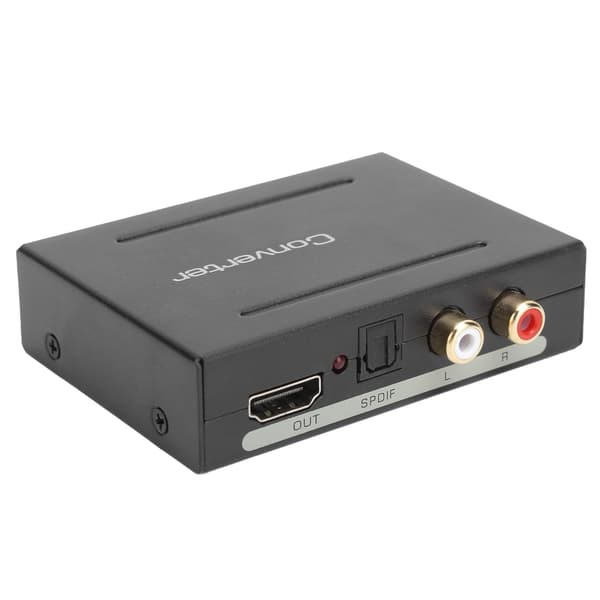 High Definition Multimedia Interface -ääni+SPDIF+R/L-muunnin (musta)