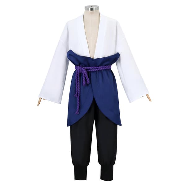 【BQ】Cosplay Kostume Sasuke Uchiha Komplet Sæt Polyester Materiale Anime Rollespilsdragt til Konventionsfest C C L