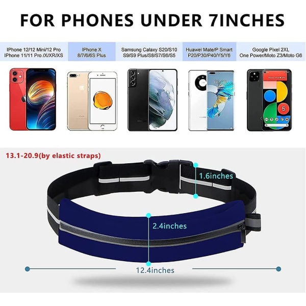 Waist Bag For Running Lightweight Running Belt Adjustable Waist Pack