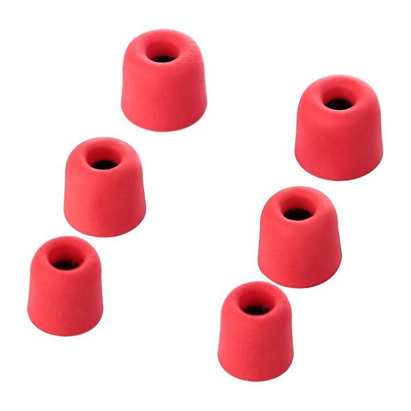 6 par utbyteshörlurar Skumspetsar Öronsnäckor Memory foam + hörsnäckor i silikongummi