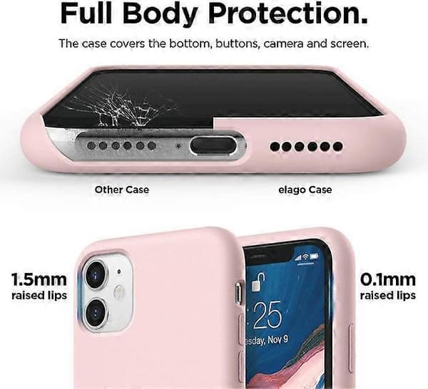 Mobildeksel kompatibelt med iPhone 11 Pink