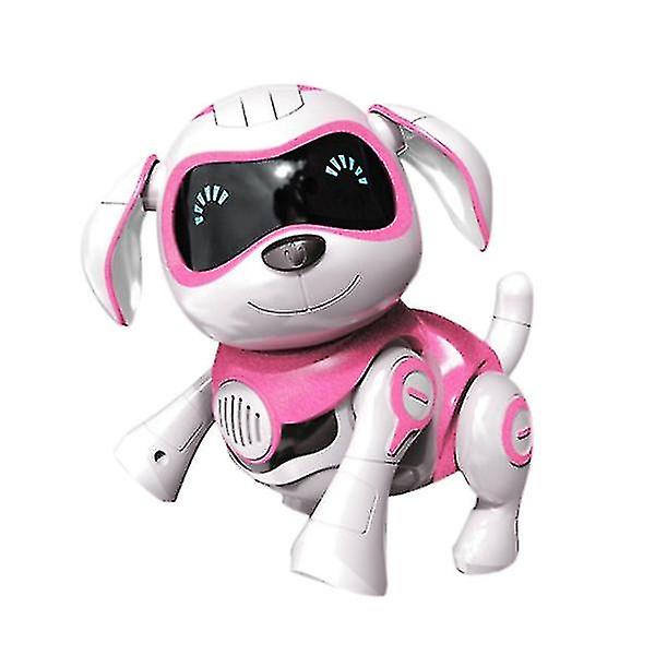 Robothund Elektroniske kjæledyrleker Trådløs robotvalp Smart sensor vil gå Red