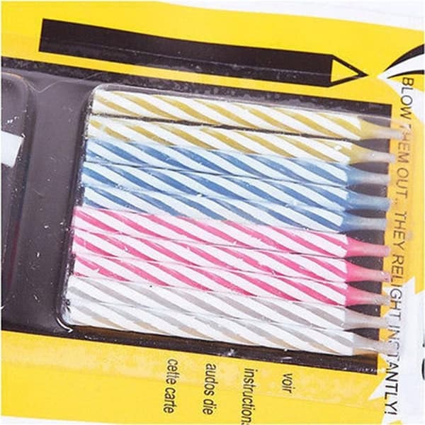 10 20 Prank Relighting Bursdagskakelys Festvits Julegave