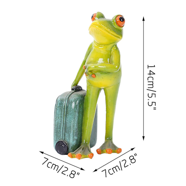 Grodor Resin Hantverk Vardagsrum Desktop Yoga Djur Sovrum Heminredning
