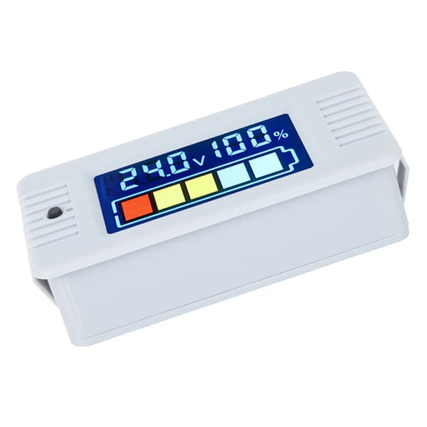 LCD Digital Voltmeter Strømtester 0 100V Batterikapacitetsindikator Måler