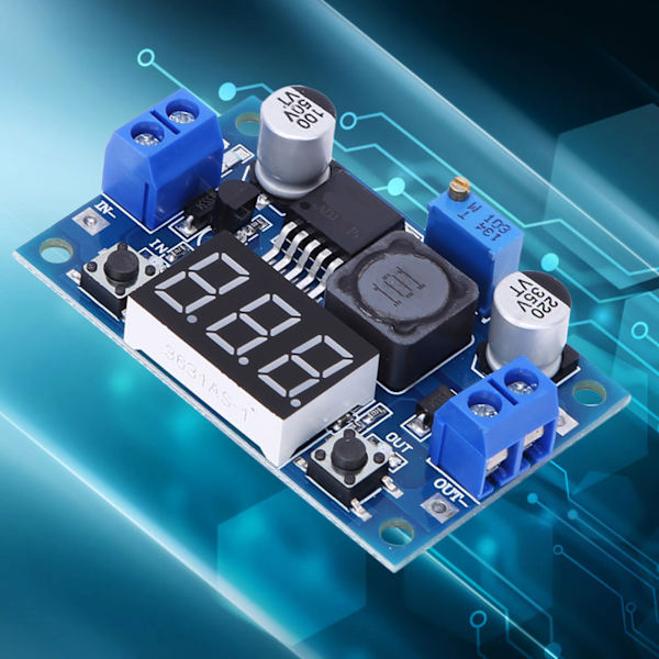 Modul Justerbar DC-DC-omformer Buck Regulator med Terminal 150KHZ